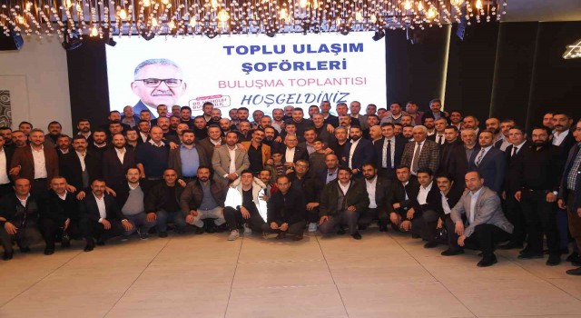 Başkan Büyükkılıç, toplu ulaşım şoförleri ile buluştu