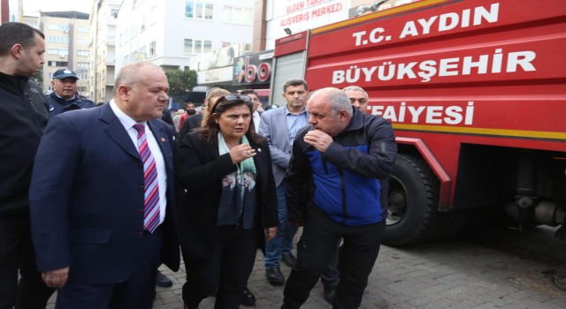 Başkan Çerçioğlu patlama bölgesinde