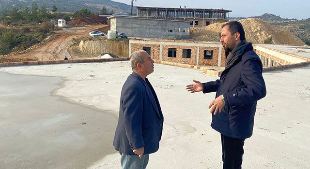 Başkan Yalçın Huzurevi, İlkokul Ve Çok Amaçlı Salon İnşaatında İnceleme yaptı