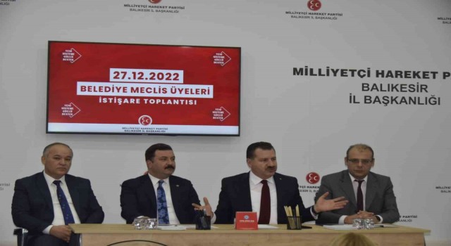 Başkan Yücel Yılmaz MHPde istişare toplantısına katıldı