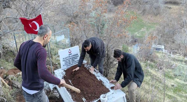 Batmanda şehit mezarları onarılıyor
