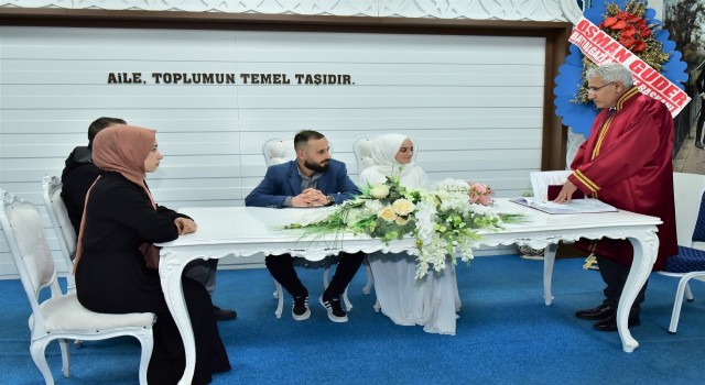 Battalgazide bin 212 çift mutluluğa “evet” dedi
