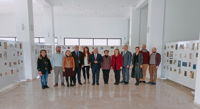 BAÜNde Uluslararası Baskıresim Sergisi açıldı