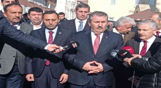 BBP Genel Başkanı Mustafa Destici Hakkaride konuştu