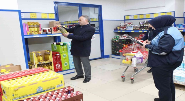 Belediyeden market denetimi