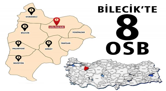 Bilecikte 8inci OSB kuruldu