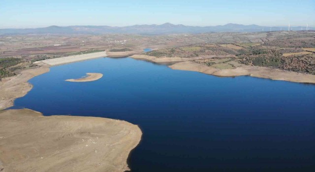 Bin Pınarlı İda olarak geçen Kaz Dağlarından beslenen Bayramiç Barajı dolmaya başladı
