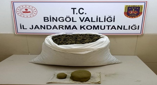 Bingölde 13 kilo uyuşturucu ele geçirildi