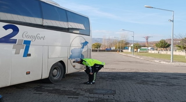 Bingölde kış lastiği denetimi