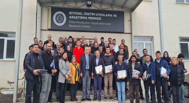 Bitkisel Üretim Uygulama ve Araştırma Merkezi Müdürlüğünün eğitim faaliyetleri sona erdi