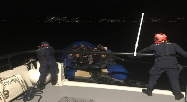 Bodrumda 32 düzensiz göçmen yakalandı