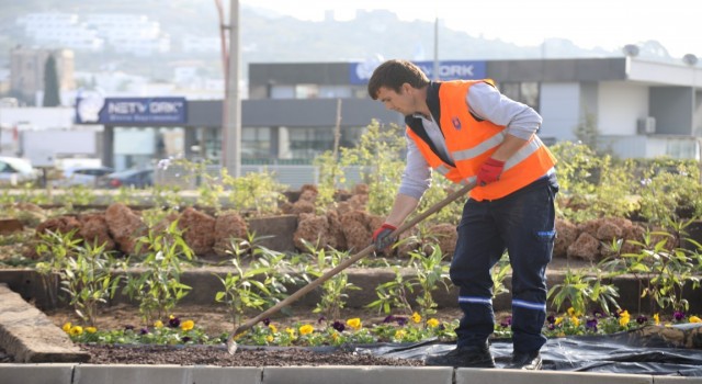 Bodrumda peyzaj çalışmaları devam ediyor