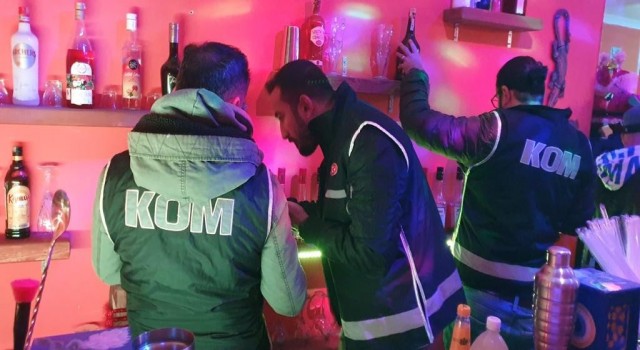 Bodrumda yeni yıl öncesi sahte ve kaçak alkol denetimleri sıkılaştırdı
