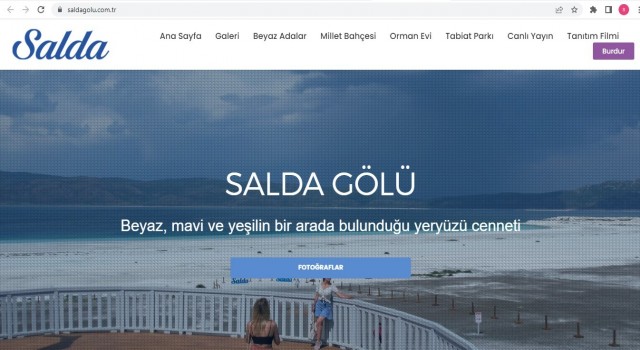 Burdurun tanıtımı için kurulan internet siteleri erişime açıldı