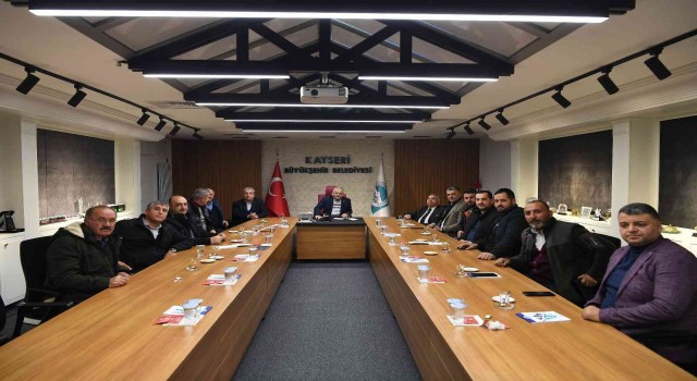 Büyükkılıçtan 10 ilçenin taşıma kooperatifi başkanlarıyla istişare toplantısı
