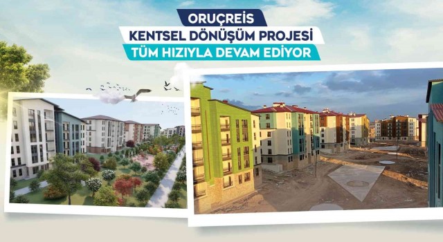 Büyükşehirin Oruçreis Kentsel Dönüşüm Projesinde yüzler gülüyor