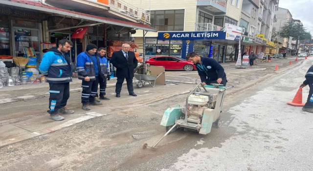 Çamelinde alt ve üst yapı çalışmaları hızla devam ediyor