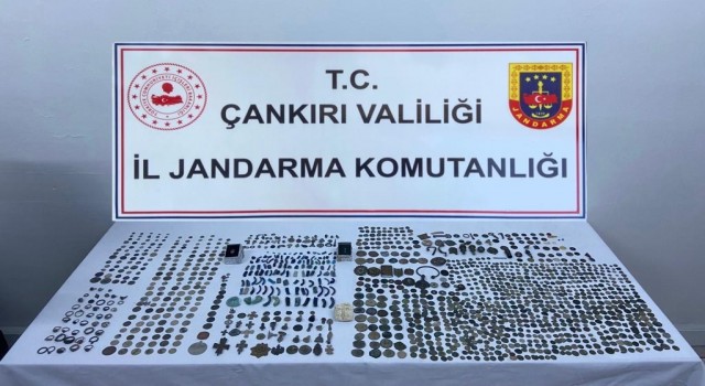 Çankırıda bin 376 adet tarihi eser ele geçirildi