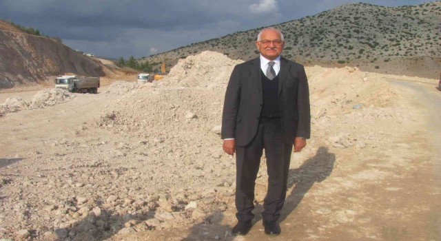 Çatboğazı Baraj yolu çalışmaları sürüyor
