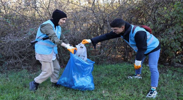 Çevre temizliği için seferber oldular