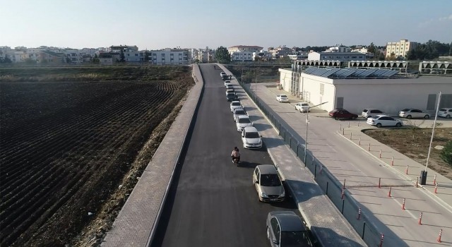 Ceyhanda köprü yapıldı, hastane yolu hizmete açıldı