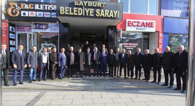 ÇOKAB üyesi belediyeler yılın son toplantısını Bayburtta yaptı