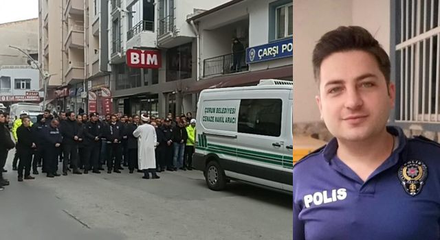 Çorum’da Kalp krizi geçiren komiser yardımcısının son görüntüleri ortaya çıktı