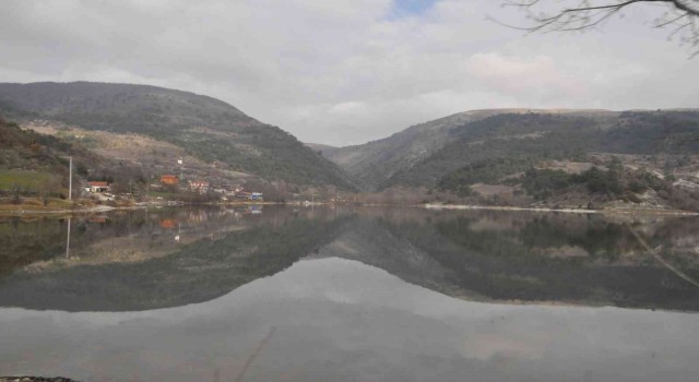Çubuk Gölünde mest eden manzara