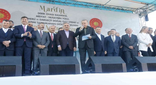 Cumhurbaşkanı Erdoğan Mardinde güncel değeri 17,5 milyar olan projelerin açılışını yaptı