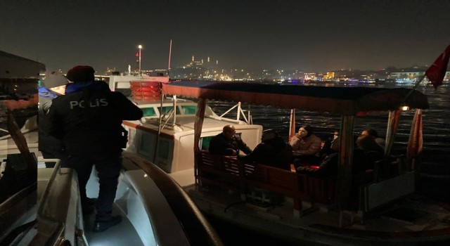 Deniz polisinden Boğazda denetim