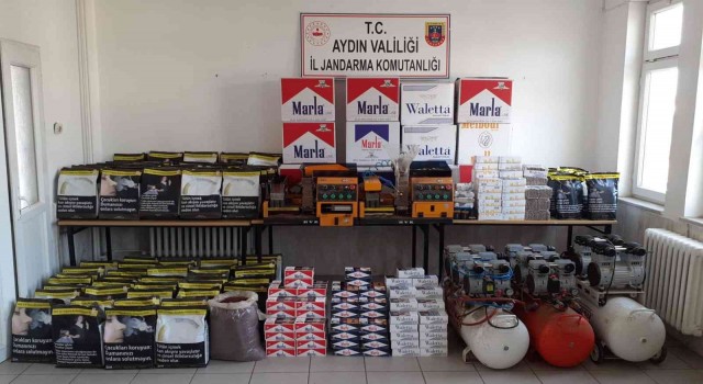 Didim Jandarmasından kaçak sigara baskını