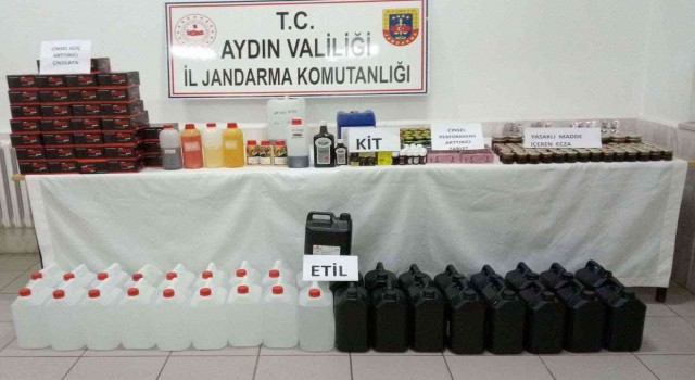 Didimde 235 litre etil alkol ele geçirildi