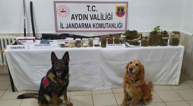 Didimde evinden samuray kılıcı çıkan uyuşturucu taciri tutuklandı