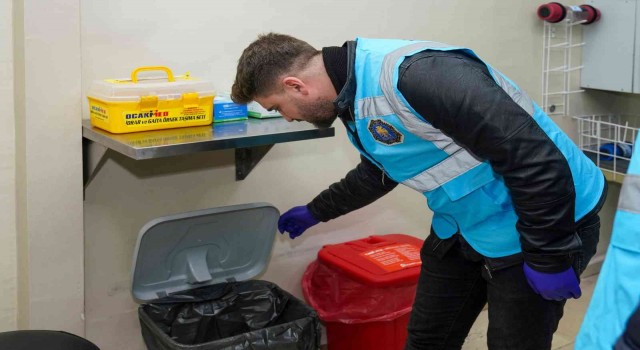 Diyarbakırda tıbbi atık denetimi gerçekleştirildi