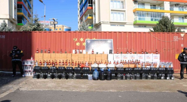 Diyarbakırda yılbaşı öncesi sahte alkol operasyonu: 1 kişi tutuklandı