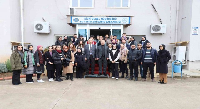 DÜ öğrencileri, musluklardan akan suyun yolculuğuna tanıklık etti