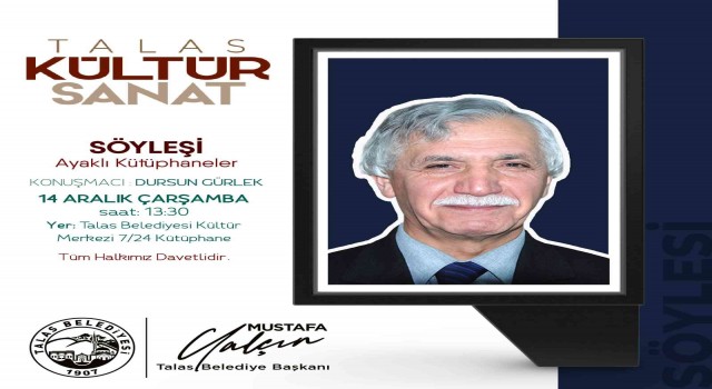 Dursun Gürlek, ‘Ayaklı Kütüphaneleri anlatacak