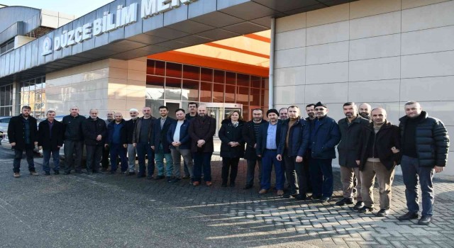 Düzcenin vizyon projeleri yerinde gördüler