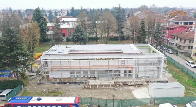 Düzcenin yeni eğitim yuvasında sona yaklaşıldı