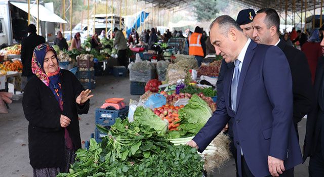 Düziçi Kaymakamı Turgay İlhan, pazarcı esnafı ile buluştu