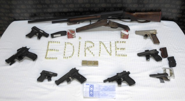 Edirnede organize suç örgütüne yönelik operasyon: 10 gözaltı
