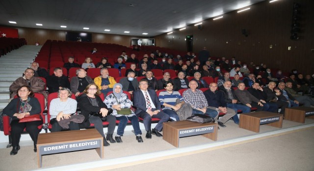 Edremitte doğalgaz bilgilendirme toplantısı yapıldı