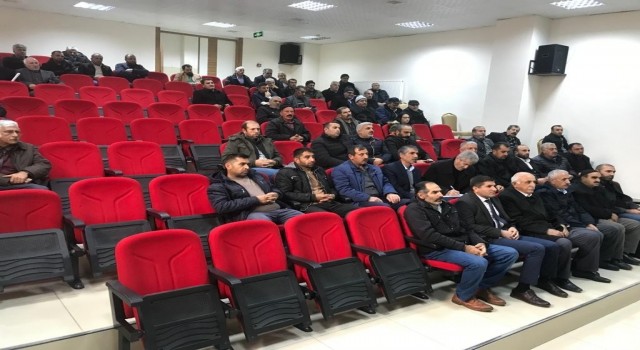 Elazığda çiftçilere yönelik bilgilendirme toplantısı