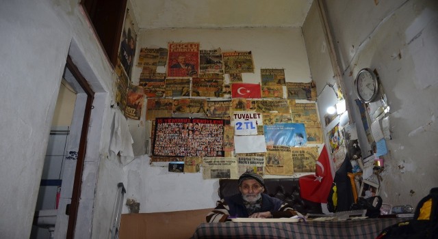Erdoğana sevgisi hem duvarlara hem de yüreğine sığmıyor