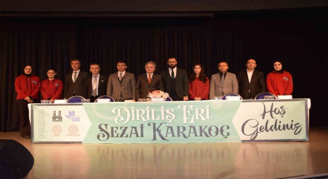 Erzurumda ‘Diriliş eri Sezai Karakoç paneli