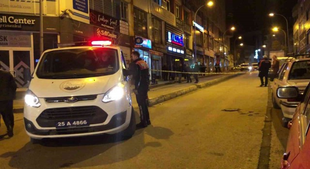 Erzurumda iş yerine silahlı saldırı: 1 yaralı