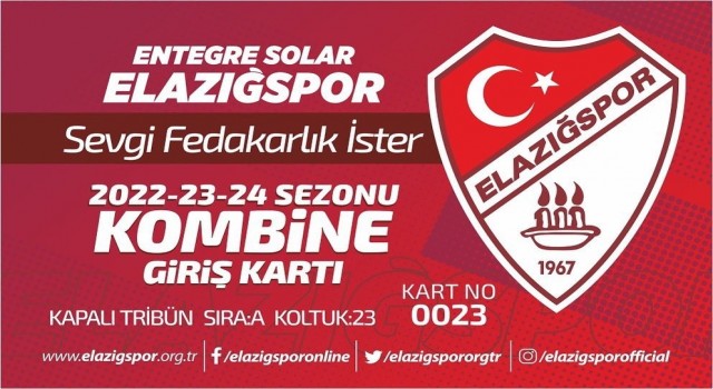 ES Elazığspordan kombine bilet kampanyası