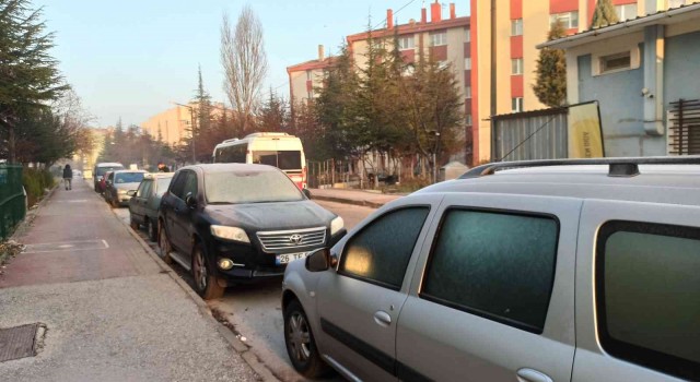 Eskişehirde kırağı etkili oldu
