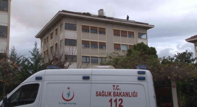 Etilerde lüks sitede yangın