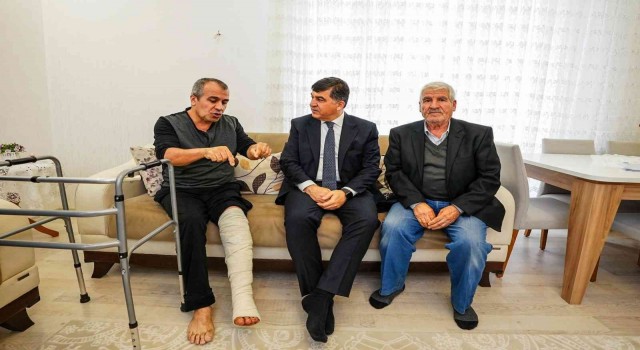 Fadıloğlu, taburcu olan Ökkeş Koçu ziyaret etti